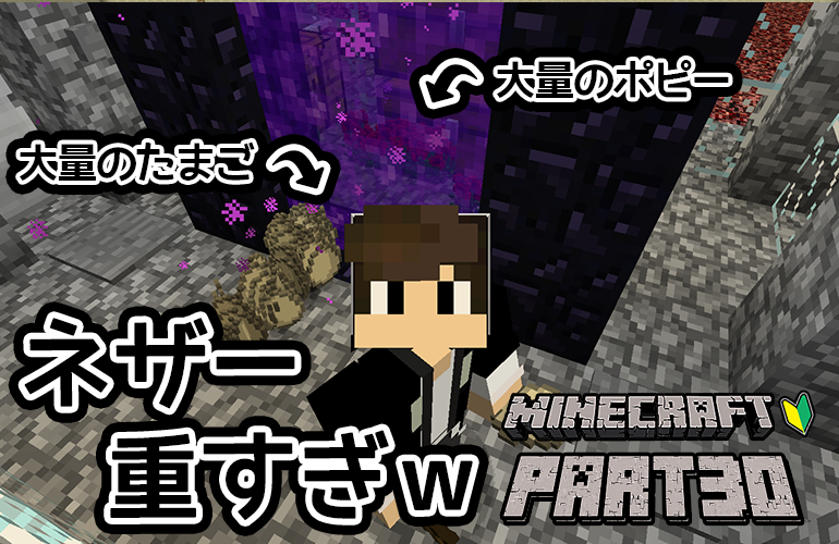 【マインクラフト】ジ・アイアンタイタン ネザー側の処理方法！！ちーのマイクラ実況！Part30