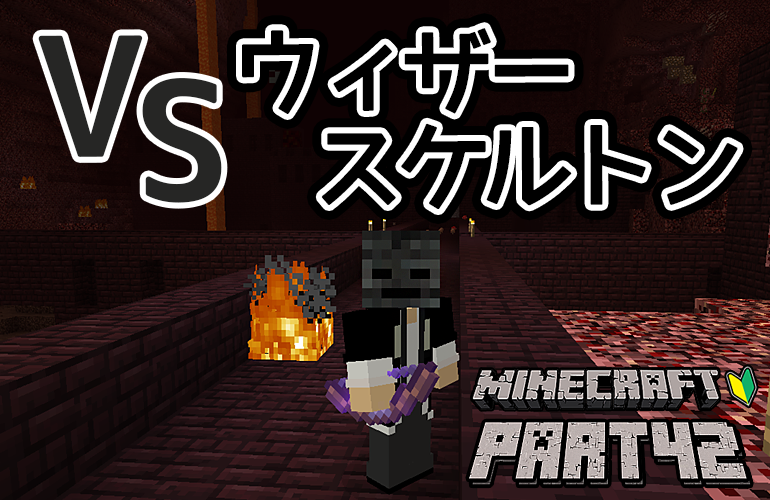 【マインクラフト】ウィザースケルトンの頭蓋骨が欲しい！！ちーのマイクラ実況！Part42